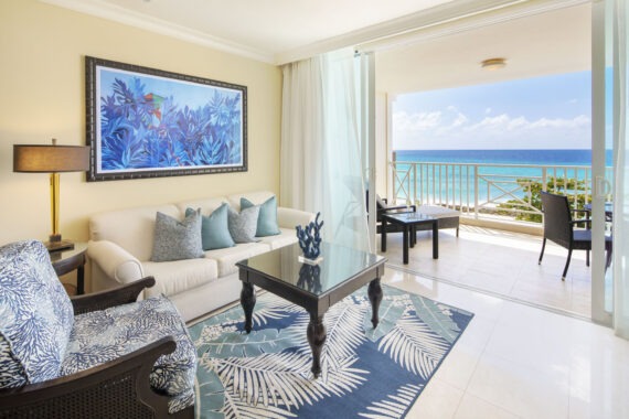 Concierge Collection Living Room – 1 Bed Ocean Front