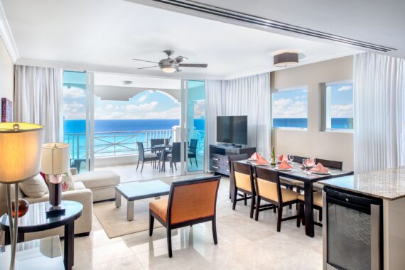 Concierge Collection Living Room – 2 Bed Ocean Front